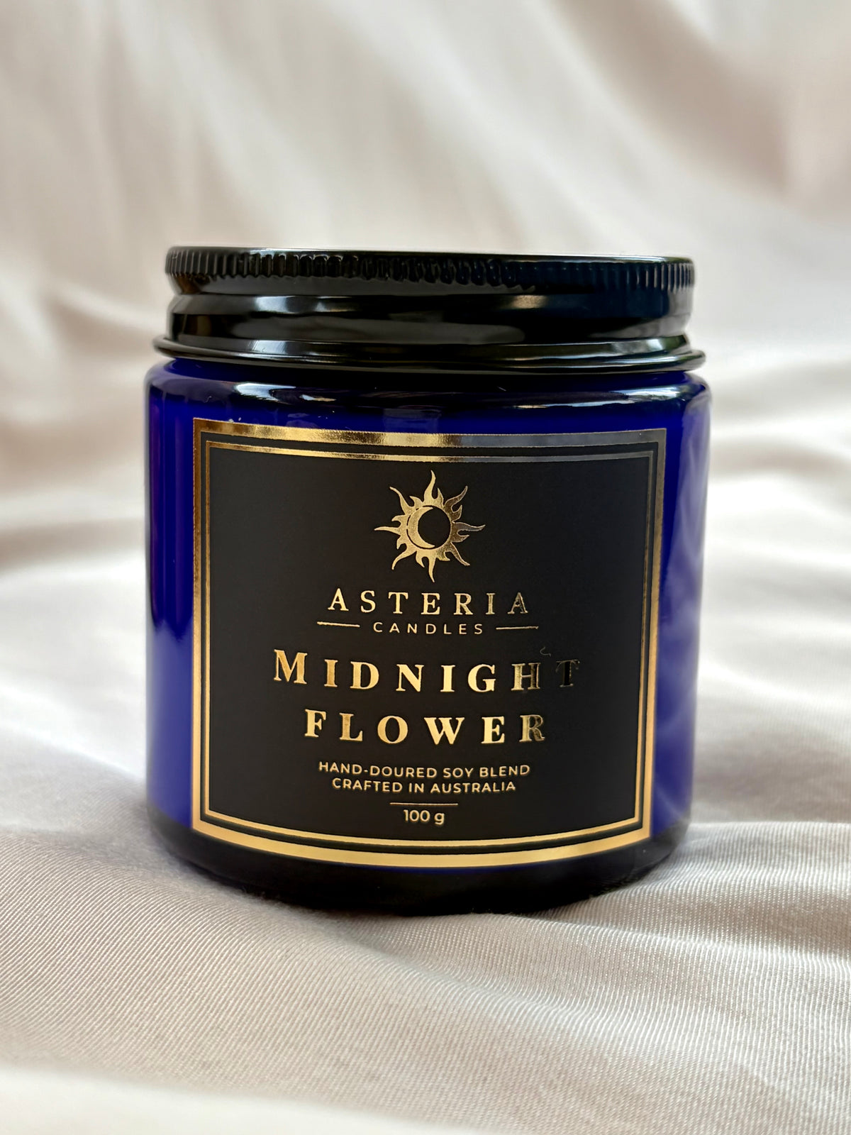 Midnight Flower Candle