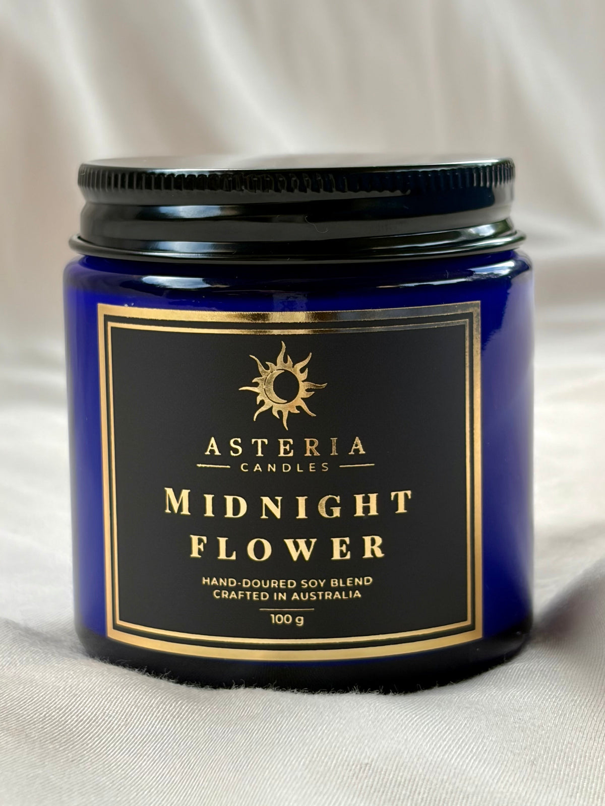 Midnight Flower Candle