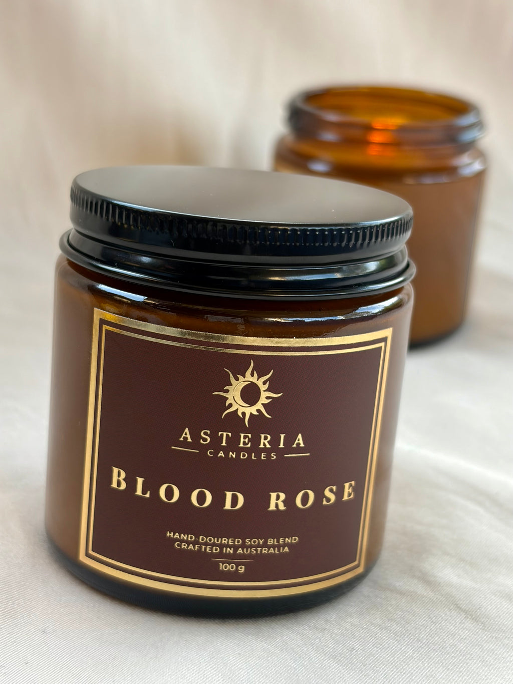 Blood Rose Candle