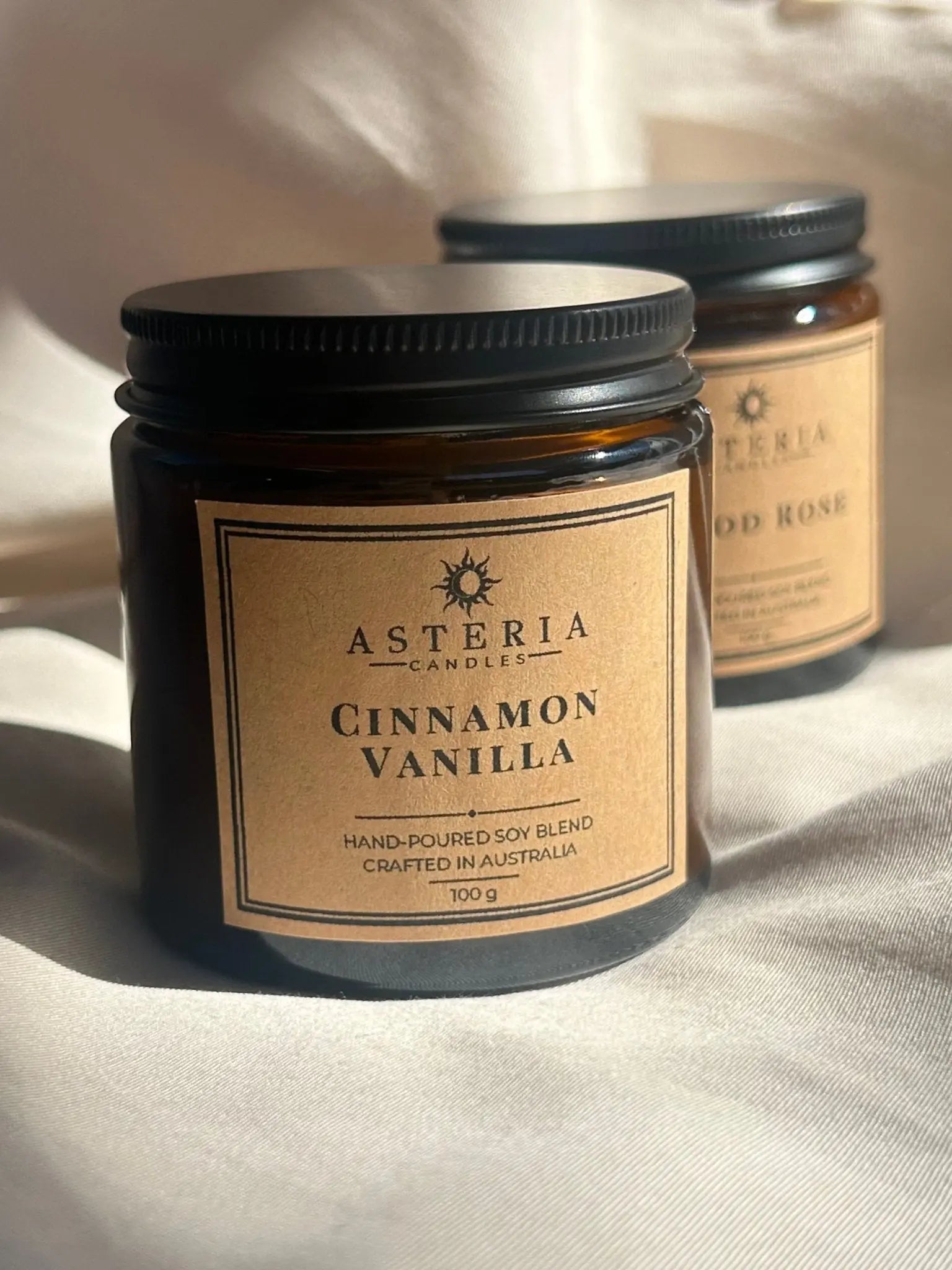 Cinnamon Vanilla Candle - Asteria Candles
